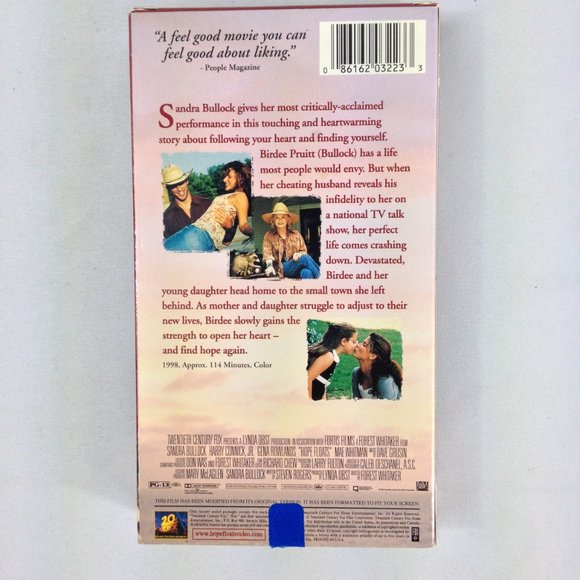 Hope Floats - 1998 - Sandra Bullock - VHS Tape - Used - Picture 3 of 3
